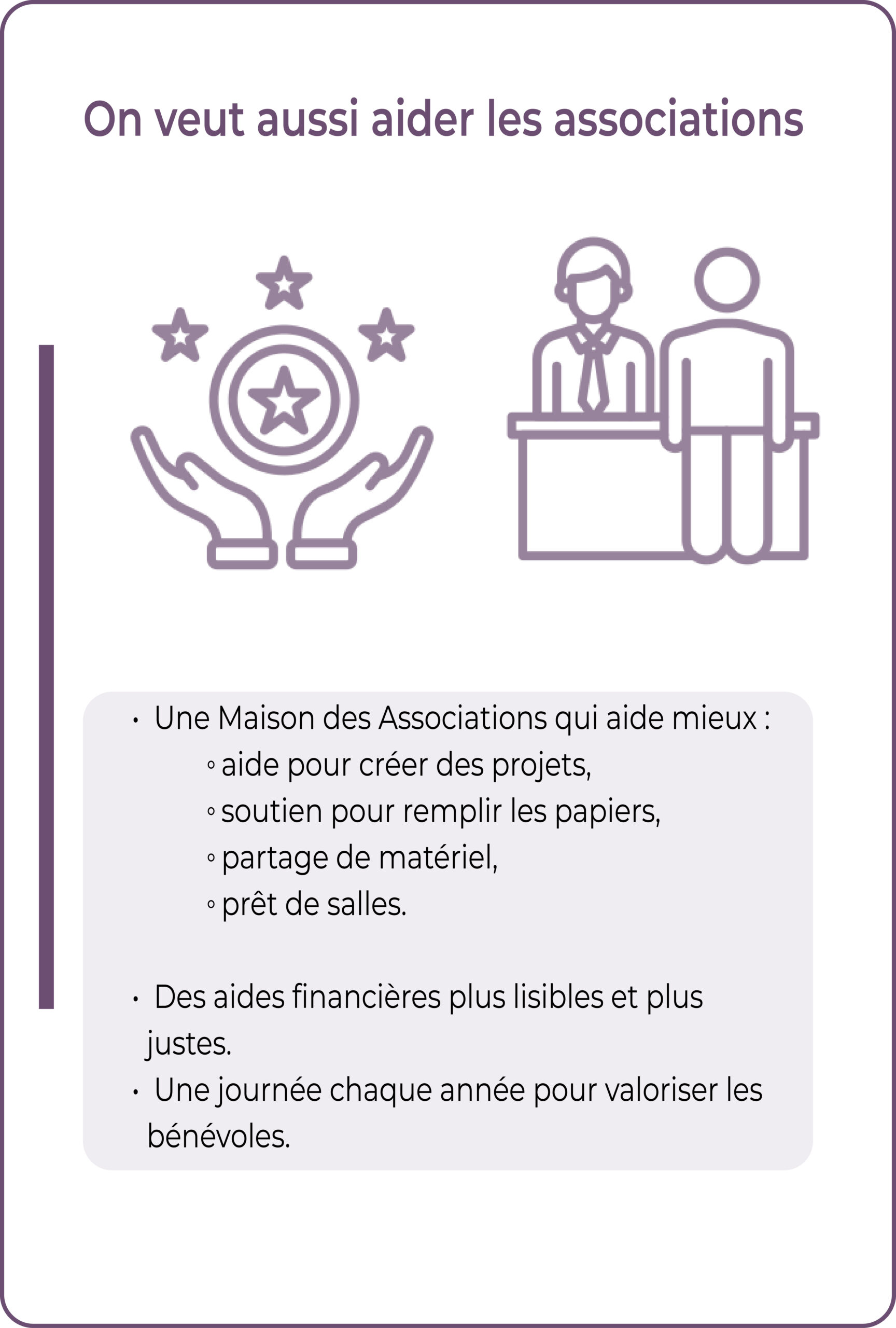 Castelsarrasin en Commun s'engage à aider les associations