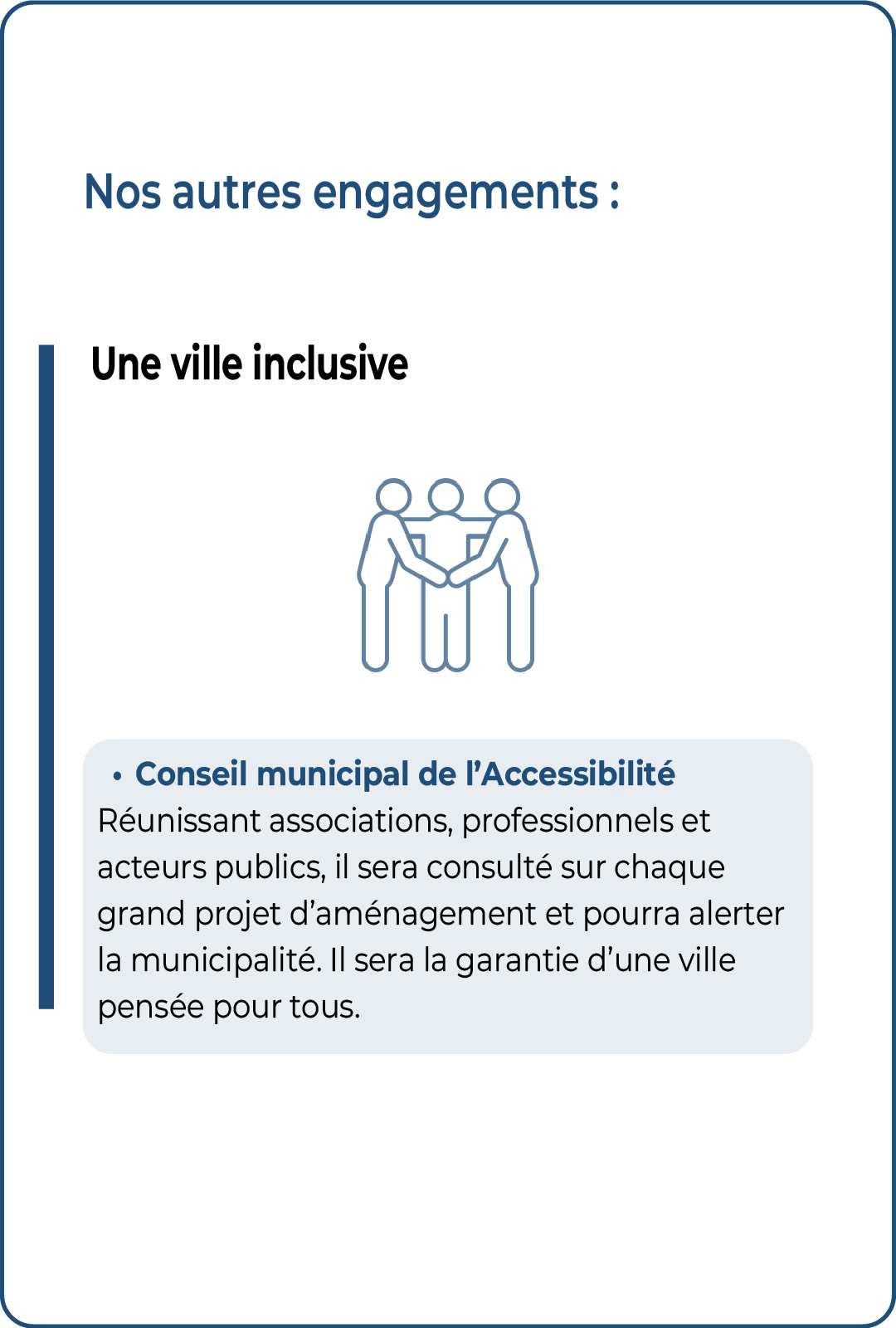 Conseil municipal de l'Accessibilité à Castelsarrasin