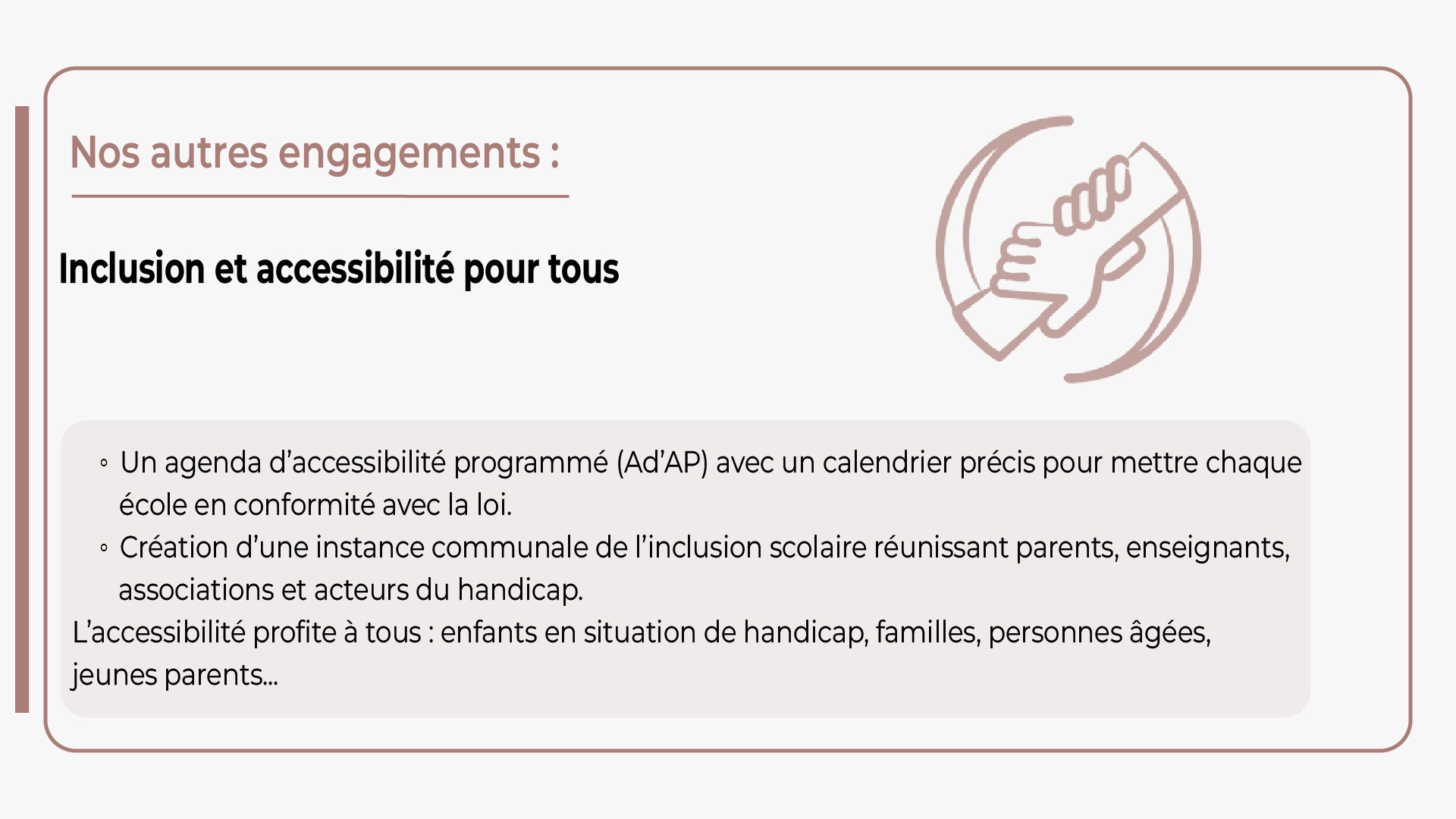 L'inclusion et l'accessibilité pour tous à Castelsarrasin