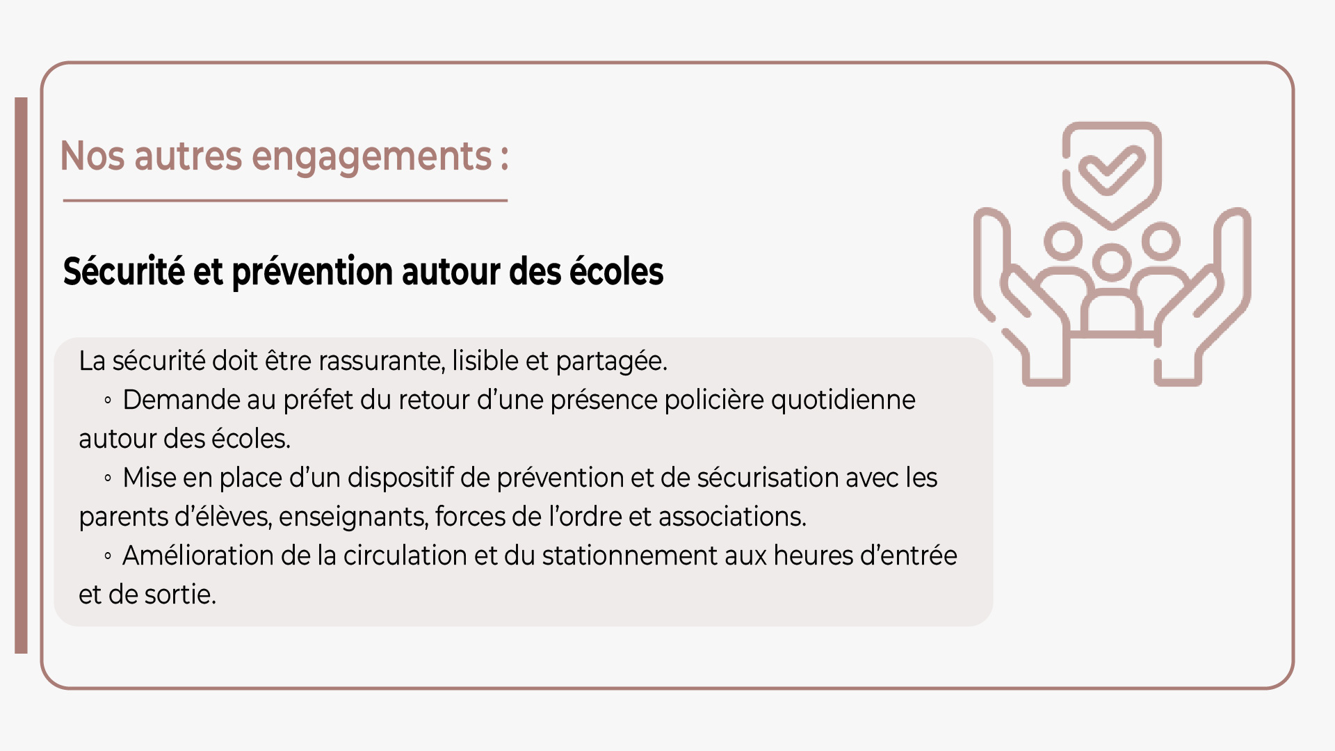 De la sécurité et de la prévention autour des écoles de Castelsarrasin