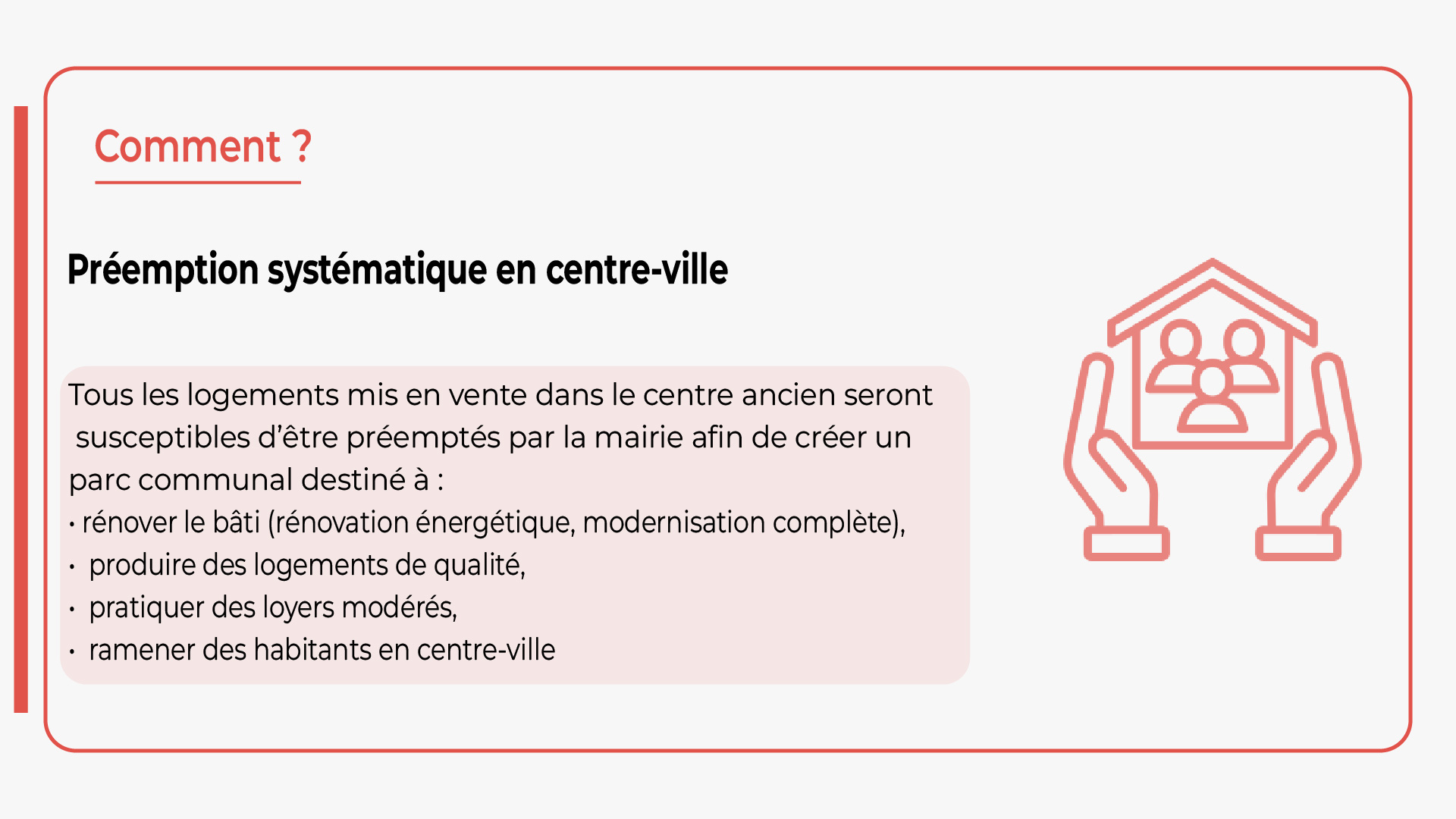 Préemption systématique en centre ville de Castelsarrasin