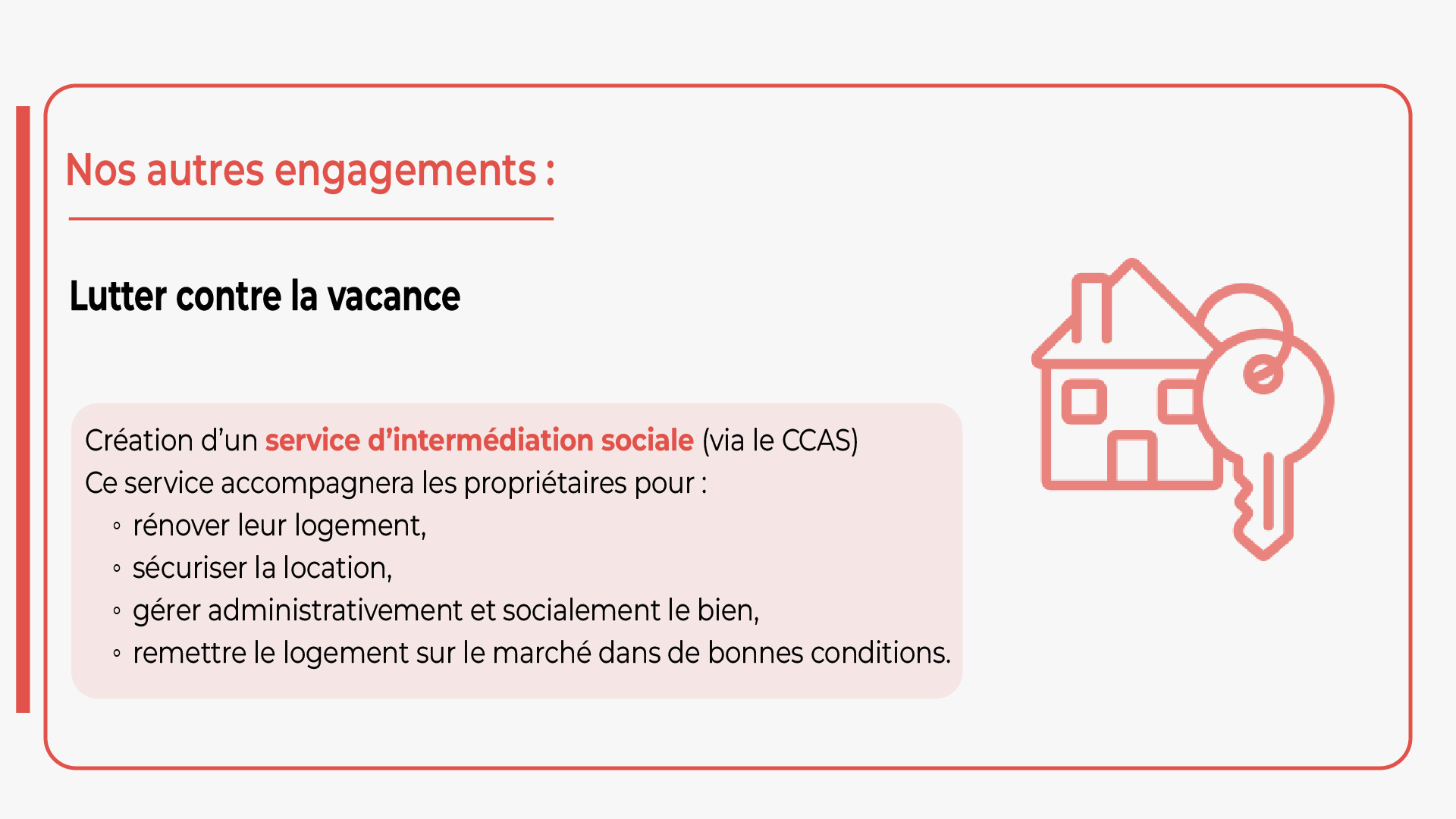 Création d'un service d'intermédiation sociale (via le CCAS) à Castelsarrasin