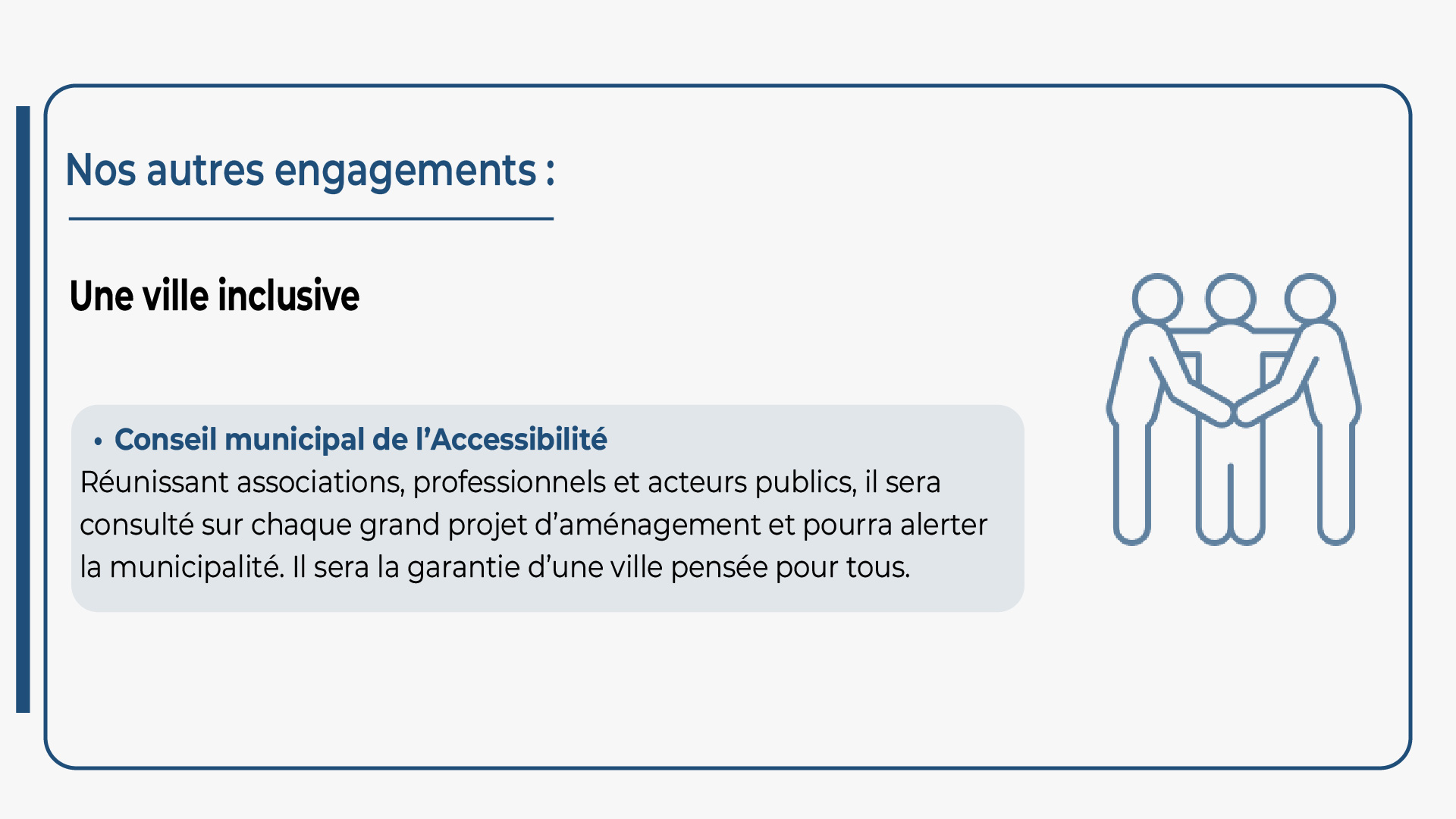 Mis en place d'un Conseil Municipal de l'Accessibilité à Castelsarrasin