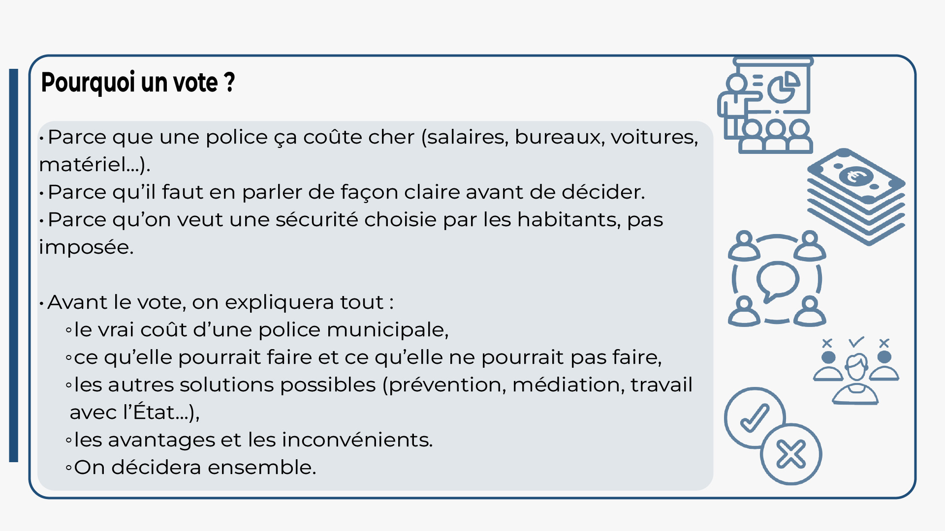 Les enjeux réels d'une police municipale à Castelsarrasin