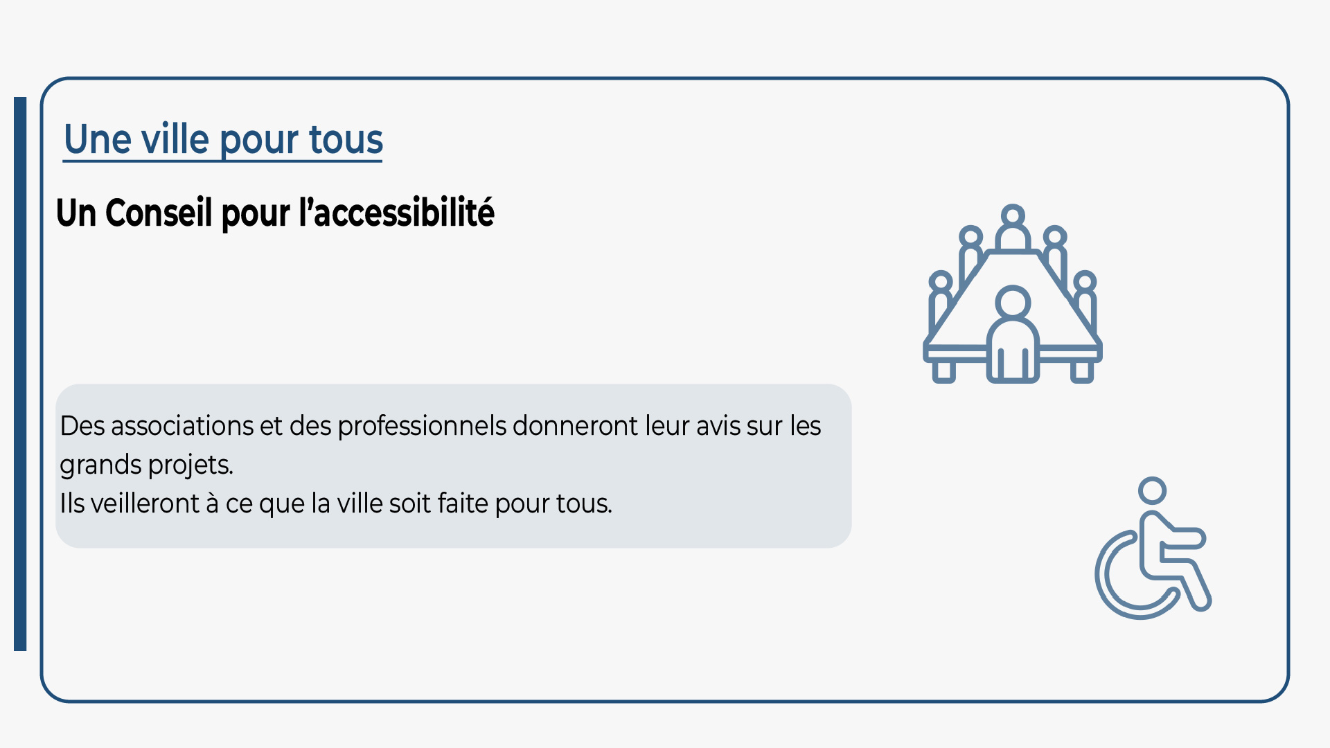 Mis en place d'un conseil pour l'accessibilité à Castelsarrasin