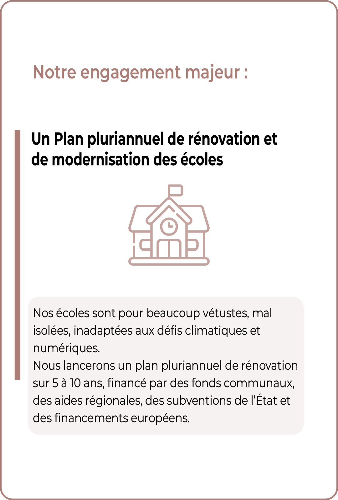 Un plan pluriannuel de rénovation et de modernisation des écoles de Castelsarrasin