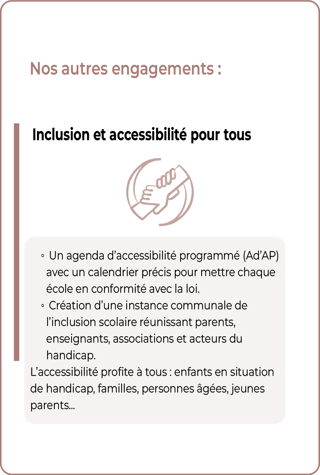 Inclusion et accessibilité pour tous à Castelsarrasin