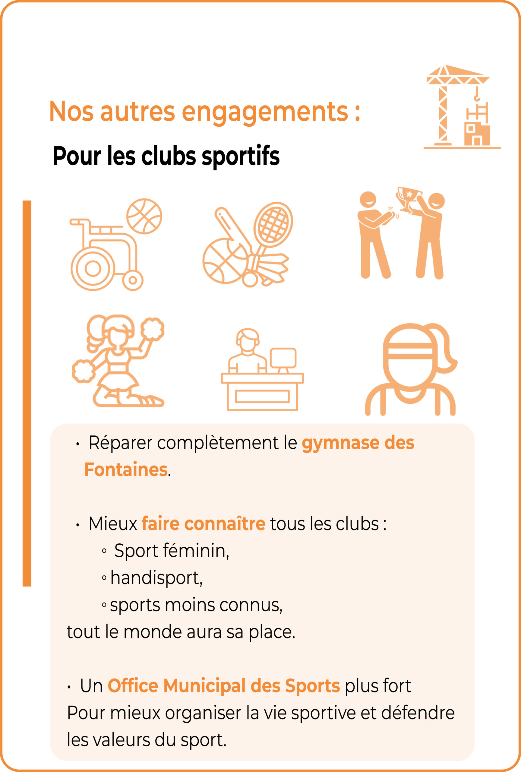 Pour les clubs sportifs de Castelsarrasin