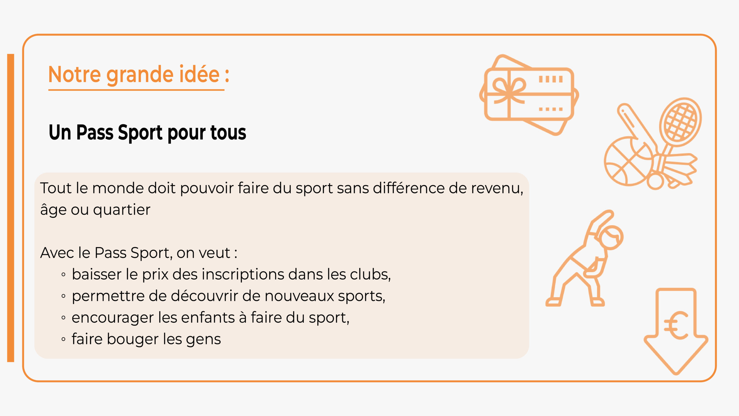 Mis en place d'un Pass Sport pour tous les citoyens de Castelsarrasin
