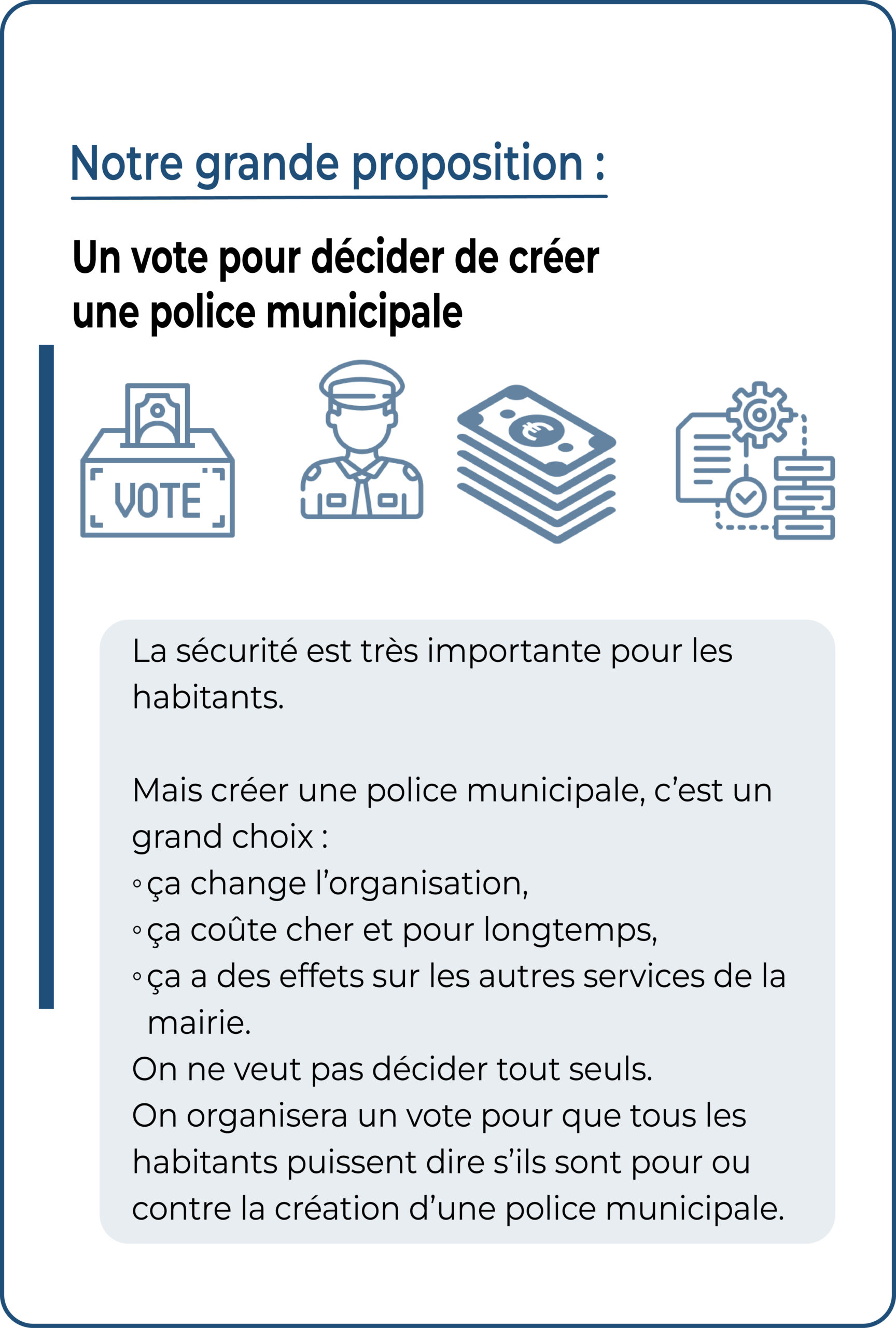 Un votre pour décider de créer une police municipale à Castelsarrasin