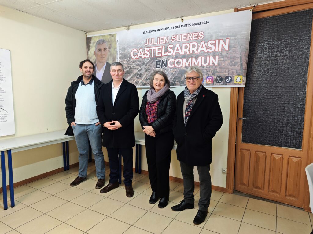 Vincent Bounes, Julien Sueres, Hélène Lamorlette et Rodolphe Portolès