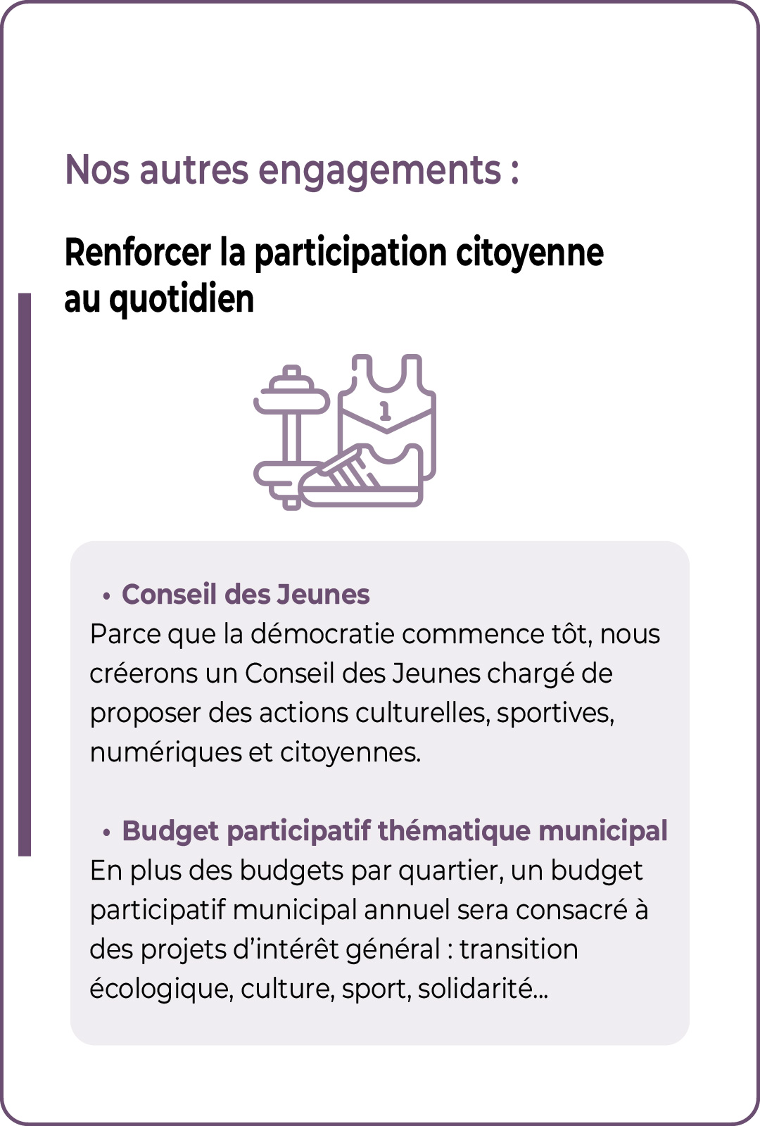 Conseil des jeunes et budget participatif thématique municipal pour les Castelsarrasinois