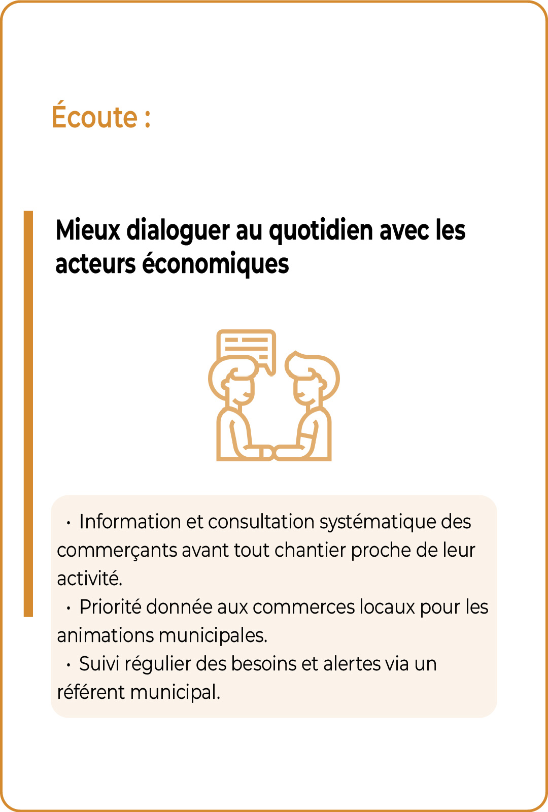 Mieux dialoguer au quotidien avec les acteurs économiques de Castelsarrasin