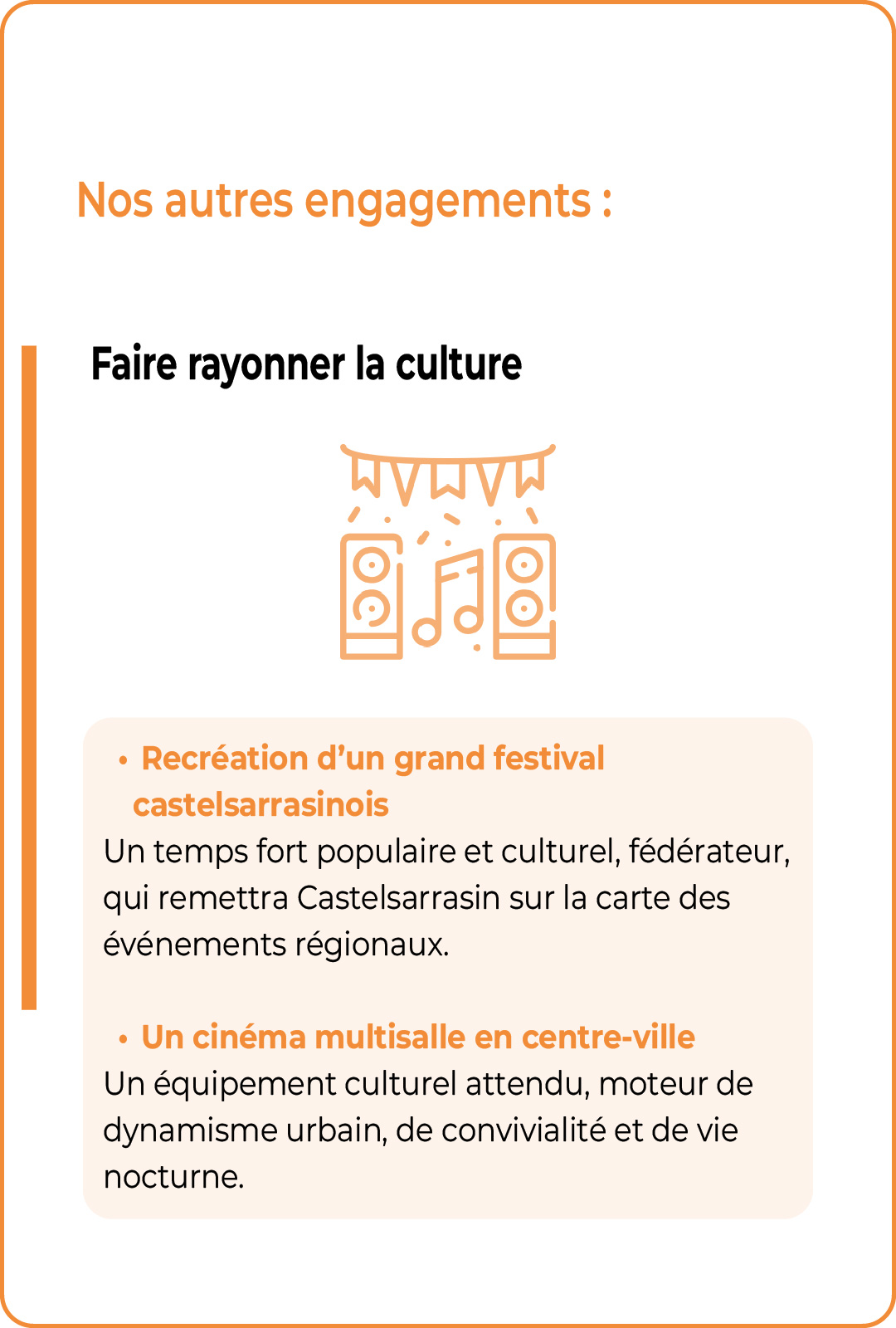 Grand Festival Castelsarrasinois et cinéma multisalle en centre-ville