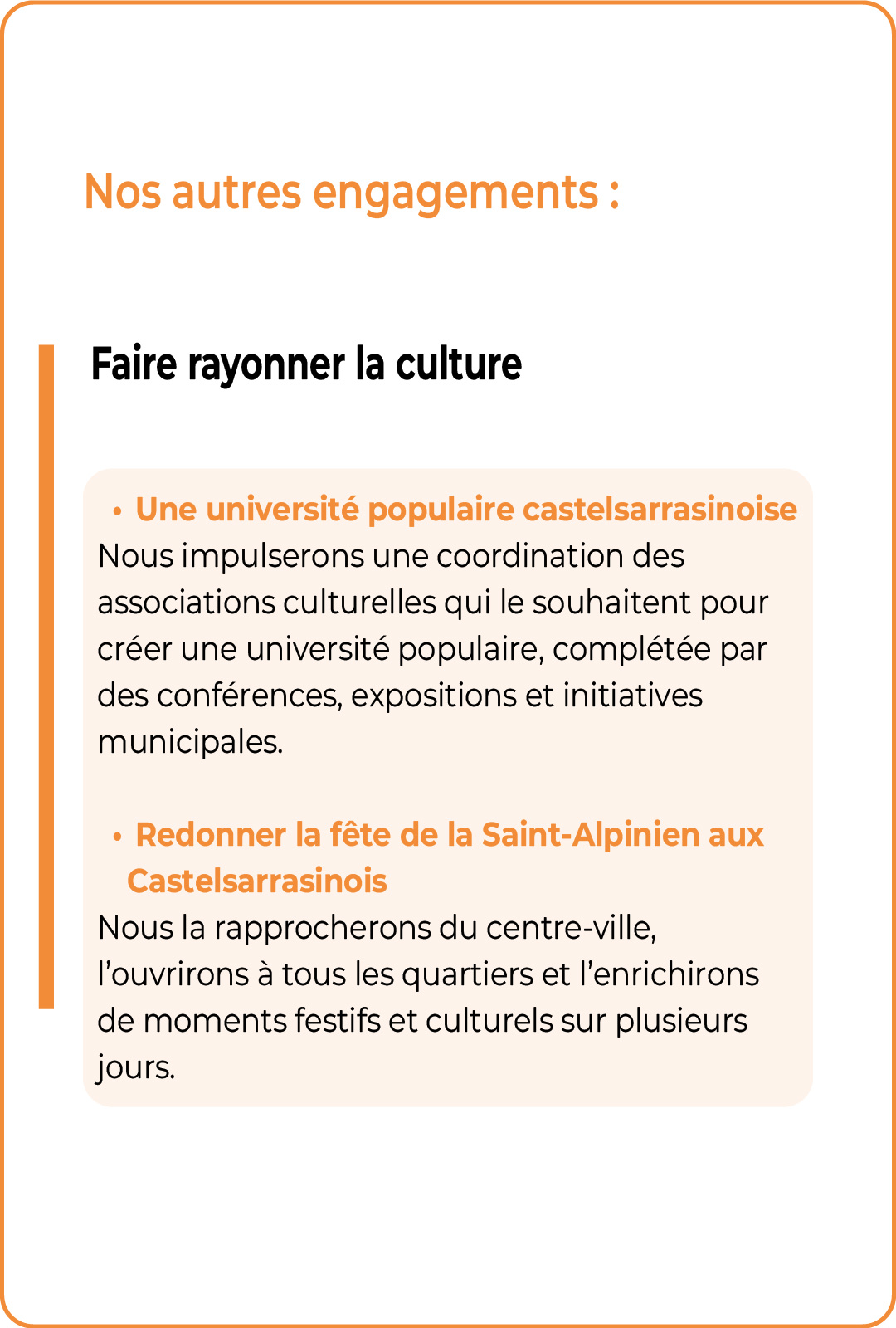Université populaire et fête de saint-Alpinien à Castelsarrasin