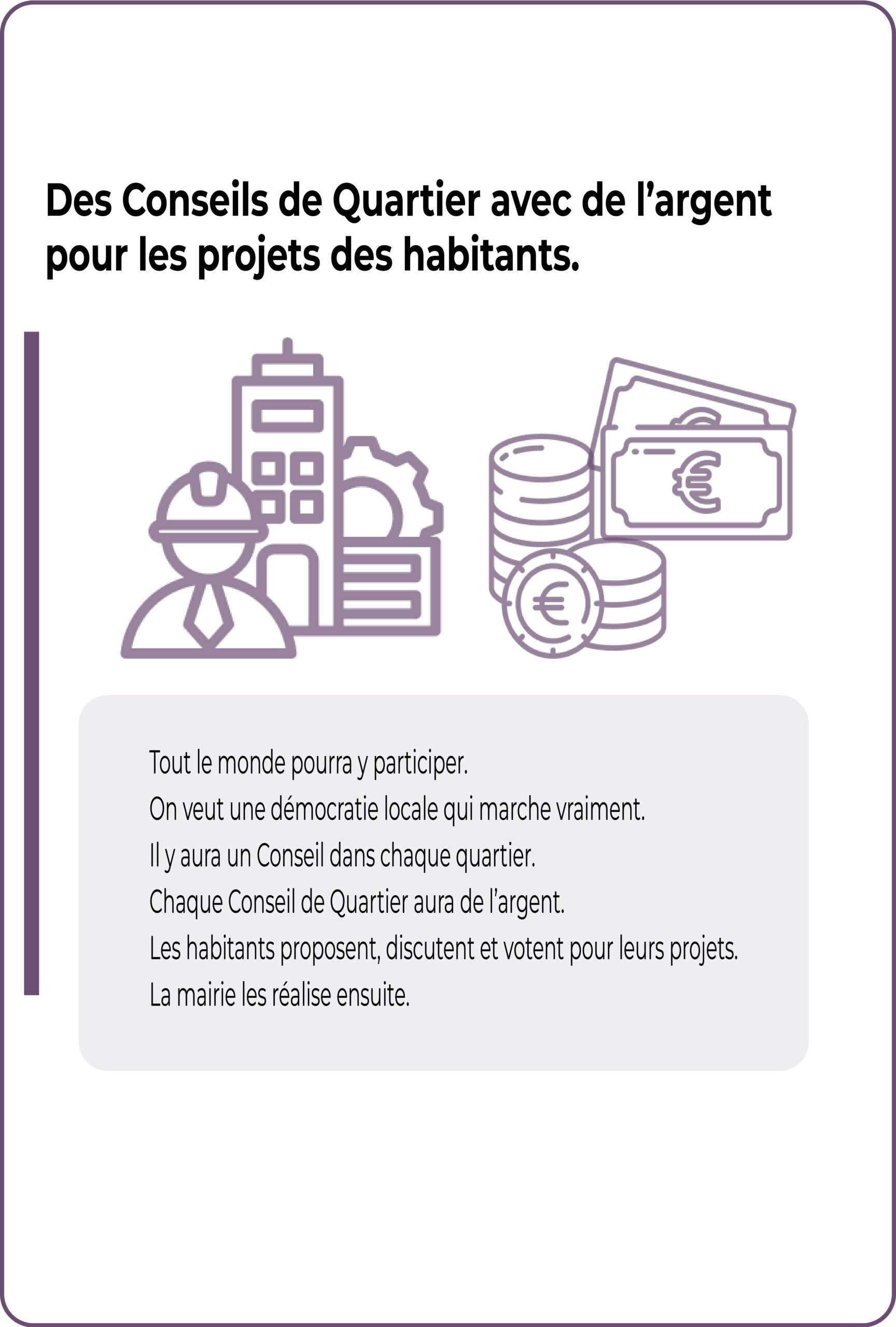 Comment seront amener les Conseil de Quartier à Castelsarrasin