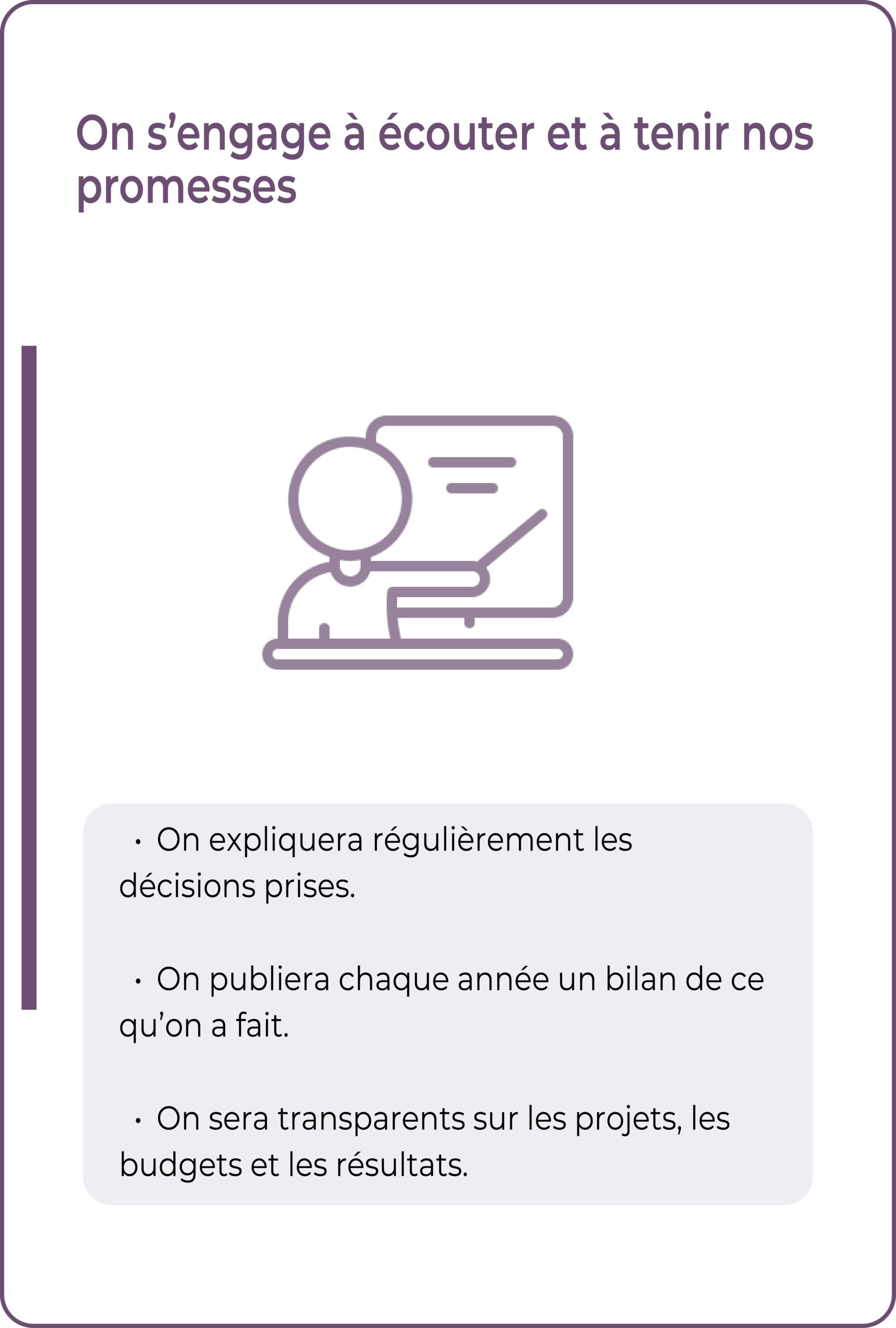 Castelsarrasin s'engage à écouter les citoyens et à tenir leurs promesses